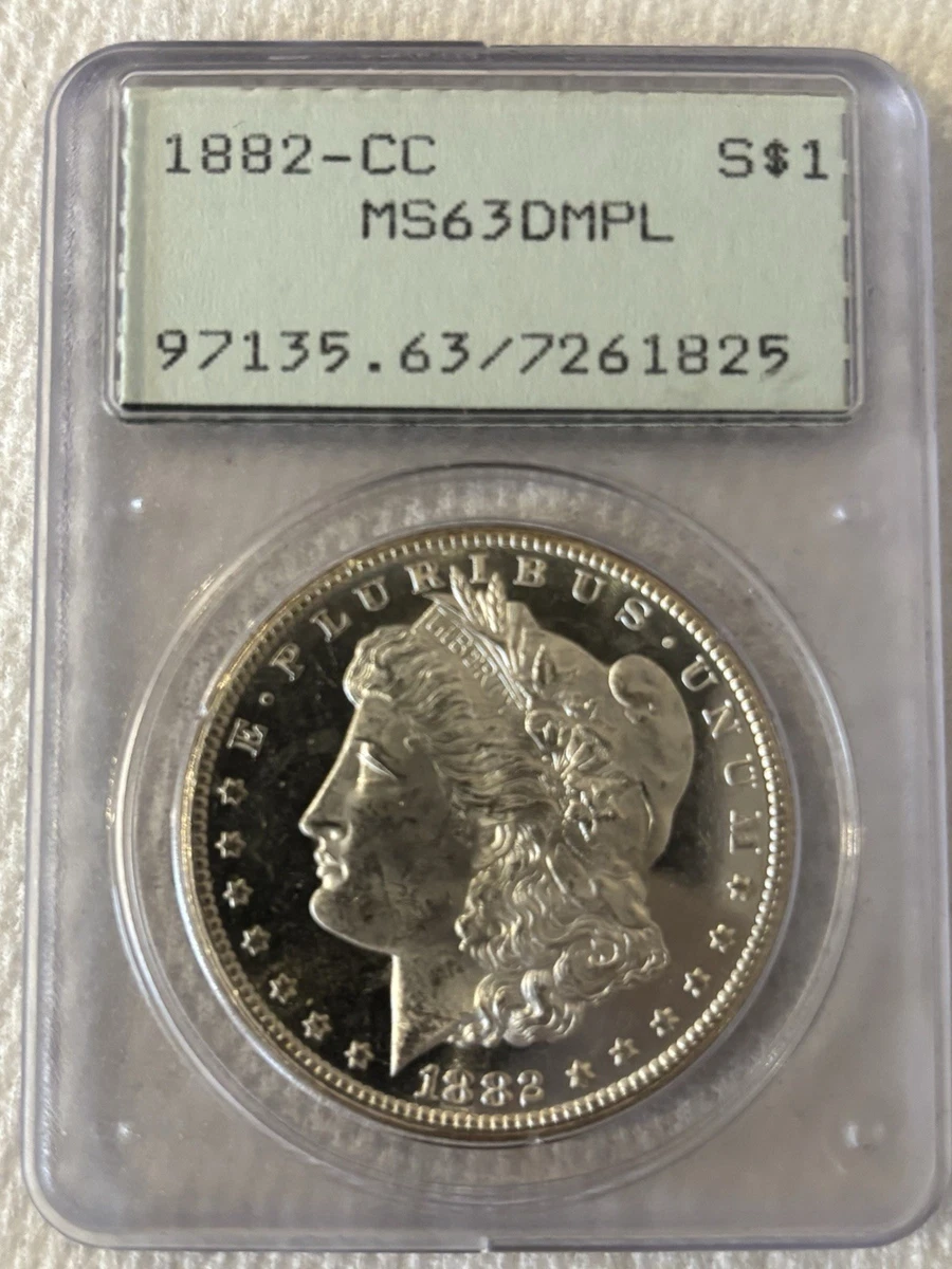 NGC MS63 MORGAN DOLLAR モルガンダラー 1882年 鑑定品 MS 63 Graded