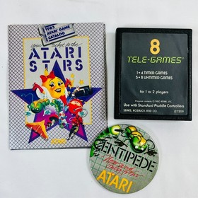 Atari 2600 Console Bundle: Joysticks, Paddles, Atari Force Comic, Organizer, Pin