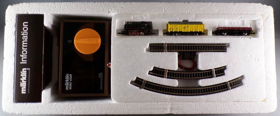 Märklin 8180S Ech Z Mini-Club Coffret Loco Wagons Rails Transfo Neuf Boite - Photo 2/4