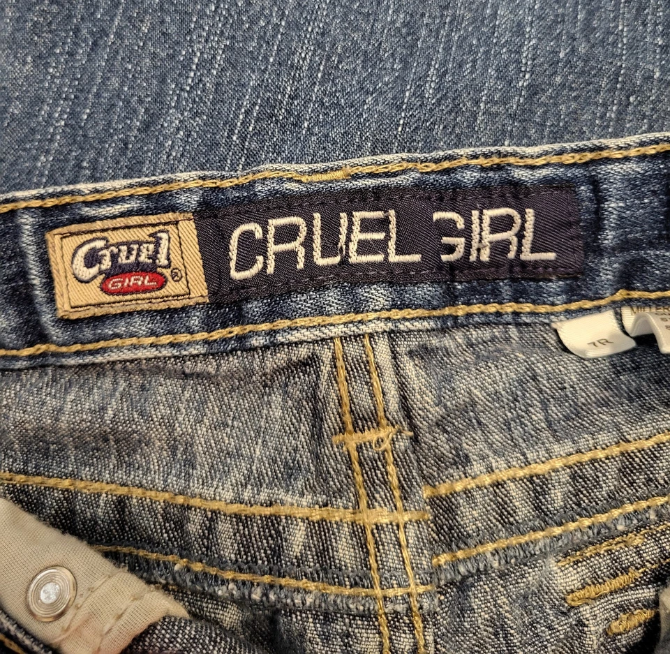 Vaqueros niña Cruel talla 7 algodón corte bota Foto 3 de 4