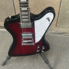 Custom Red Brown Firebird Mahogany Body Electric Guitar 6-String HH Ch