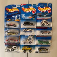Hot Wheels Mainline 90's - 00's NIB Lot 12 Vintage Collectible Cars Variety Pack