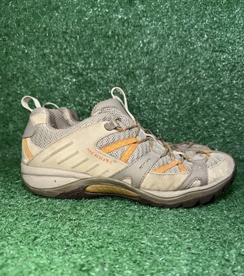 Merrell Siren Sport 2 Women s Size 9.5 Orange Beige Hiking Shoes Vibram Sneakers