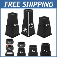 Table, Sofa, Desk Risers - 12 inch, Set of 4