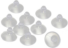 18Mm/0.7" Furniture Desk Glass Transparent Anti-Collision Suction Cups Sucker Ha