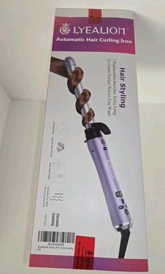 NEW Lyealion Automatic Hair Curling Iron 3-In-1 Replaceable Barrels  