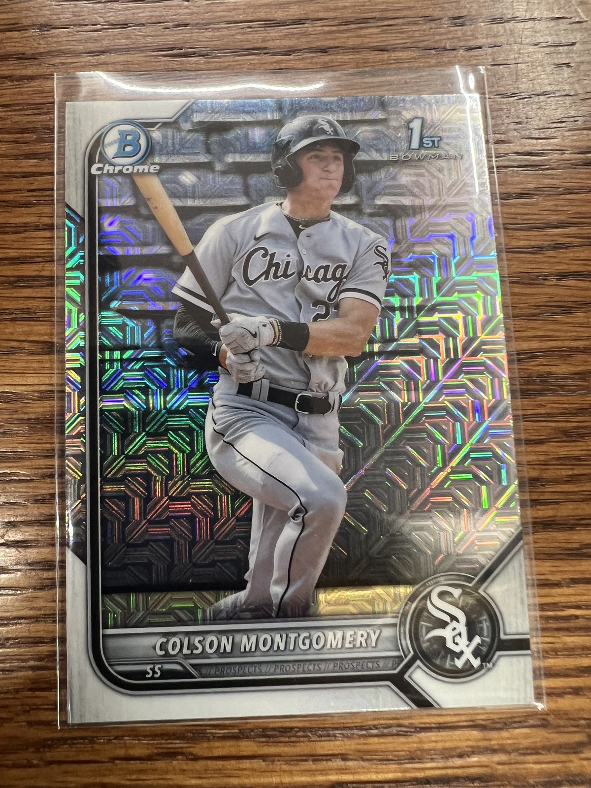 2022 Bowman #BCP-71 Colson Montgomery Chrome Prospects Mojo Refractors