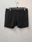 CALIA Women's Lightweight Stretchy Black Shorts Sz Large w/ Elastic Waistband