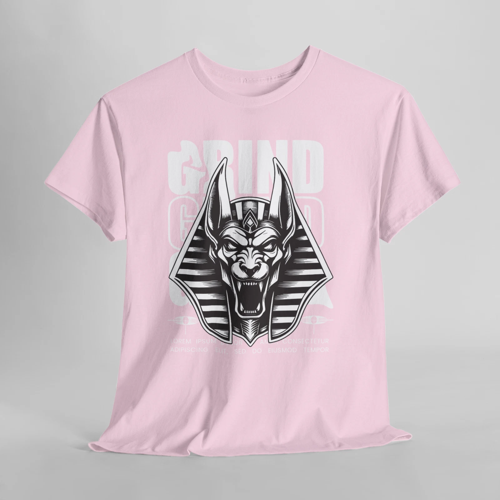 Anubis Pharaoh Mask Tee | Egyptian Jackal Head, Gothic Mythology
