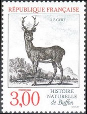 France Yvert Num 2540 ** Cerf  1988
