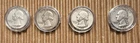 🔥 1940-64 Washington Quarter 90% Silver Circulated $1 Face Value 4 Quarters🔥