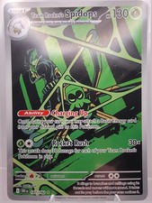 Team Rocket's Spidops 187/182 Destined Rivals Illustration Rare Pokémon Card NM