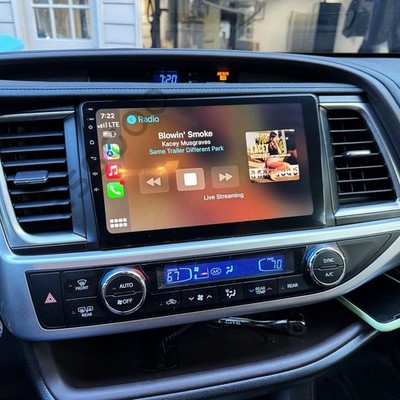 Android 15 Apple Carplay Car Stereo Radio For Toyota Highlander 2015-2019 BT GPS