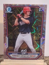 2026 Bowman Chrome - Sam Petersen #BCP-122 1st Bowman Laser Refractor Nationals