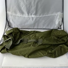 Extra Large Top Load Heavy Duty Military Duffel Bag XL Olive Green Pre-owned
