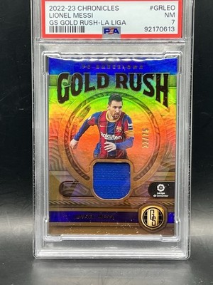 2022-23 Chronicles Gold Standard La Liga Lionel Messi Argentina Rush Patch /75