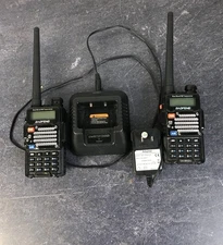 BAOFENG Radio High Power Ham Handheld UV-5R Dual Band FM Transceiver - 2 PACK
