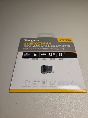 Targus Bluetooth 4.0 Dual-Mode Micro-USB Adapter - ACB10US1 | New in Pack