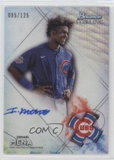 2021 Bowman Sterling Prospect Wave Refractor /125 Ismael Mena #BSPA-IM Auto 15ep