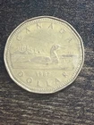 1987 Canadian Dollar Loonie "Far" $1 Canada Elizabeth II Actual Coin TB9605*