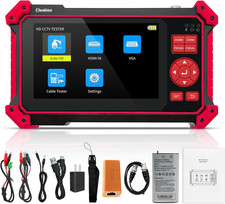 Auto HD Coaxial Camera Tester CCTV Tester Monitor 4K 8MP TVI/CVI/AHD/CVBS Analog