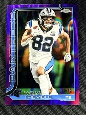 2025 Topps Chrome Football Tommy Tremble Panthers Purple Lava Refractor /75