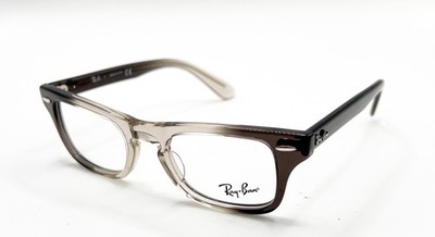 NEW RAY BAN RB 9083V BURBANK JR 3889 TRANSPARENT GREY AUTHENTIC EYEGLASSES 43-19