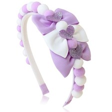 Purple Bow Headband Spring Summer Hair 1 Count Pack of 1 4. Purple