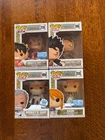 One Piece Funko Pop lot (Luffy, Snake-man Luffy, Garp, Nami)