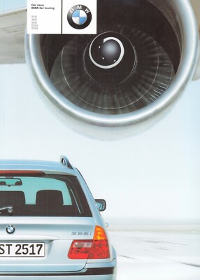 BMW 3 Series Touring E46 Brochure Brochure 1999 BD