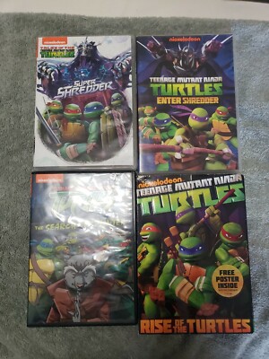 Teenage Mutant Ninja Turtles Rise of Turtles/Search for Splinter DVD Lot of 4