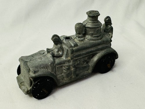 Old Vintage Slush Barley Toy Car LOT Taxi Fire Truck Police Race Racing Car - Picture 3 of 14