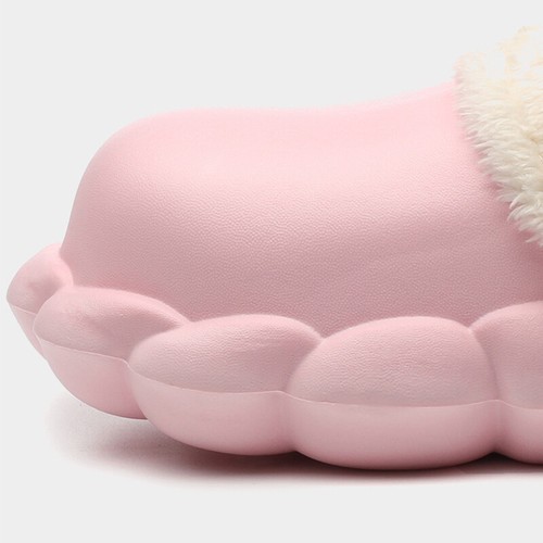 Unisex Warm House Slippers Closed Toe Plush Lined Clog Men Home Slip On Comfort - Picture 6 of 15