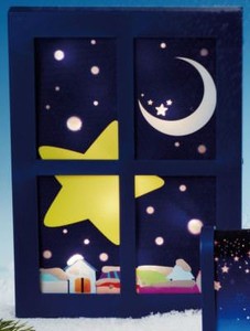 Led Leuchtbild Mond Stern 10 Led S Schlaflicht Kinderzimmer 21x29 Cm 312865 Ebay