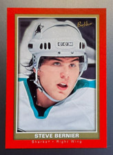 2005-06 Upper Deck Beehive RED BORDER Steve Bernier #150 Sharks