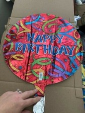 Happy Birthday Foil Balloon 17" New  