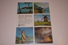 Vintage 1966 Bell System AT&T Long Distance Print Ad.