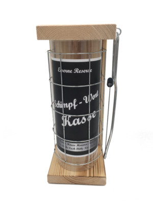 Schimpf Wort Kasse Eiserne Reserve Spardose incl. Säge zum zersägen des Gitter, 