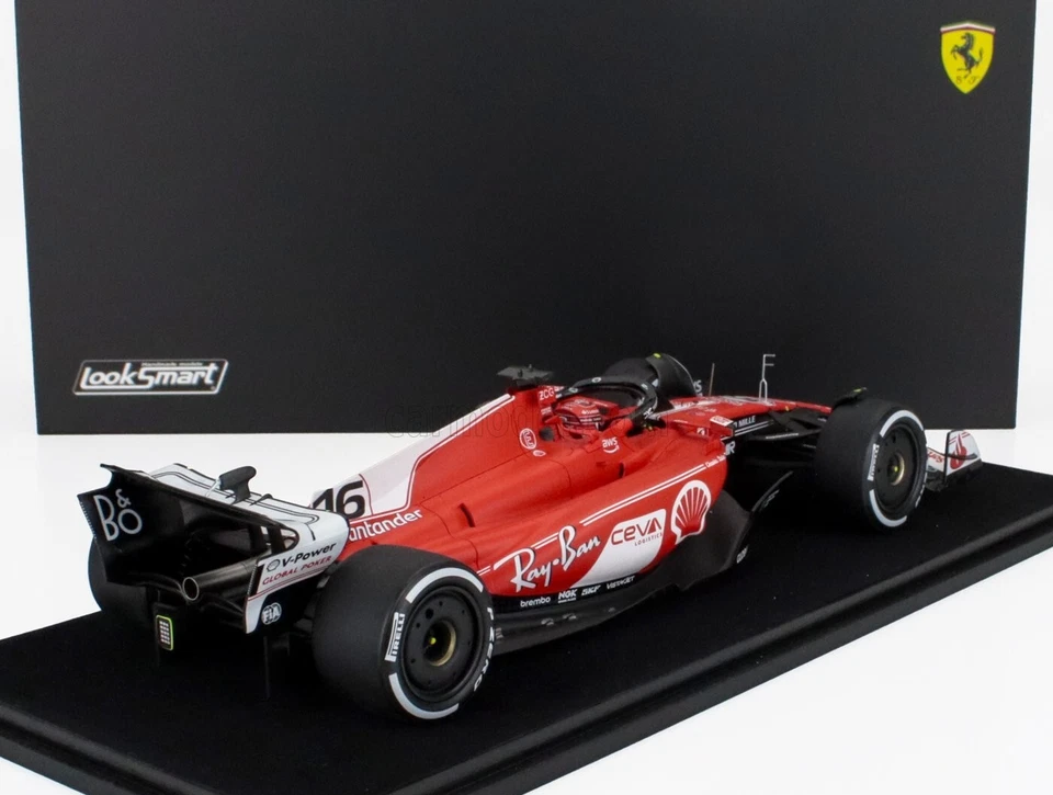 MODELLINO AUTO 1:18 LOOKSMART FORMULA 1 FERRARI SF-23 LECLERC LAS VEGAS GP 2023 - Immagine 3 di 4