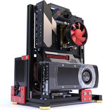 Aluminium Open Case PC Chassis Test Bench for ATX/ITX/MATX with Water Cooling