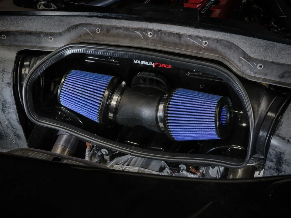 aFe Magnum FORCE Stage-2 Cold Air Intake w/ Pro 5R for 20-25 Chevy Corvette C8 - Image 3 of 3