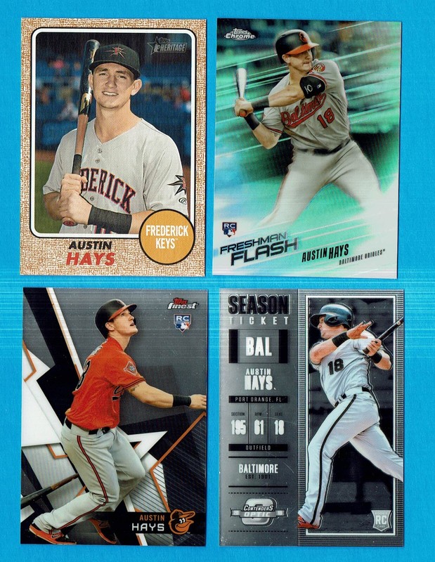 Austin Hays  Rookie Cards (4 card lot)