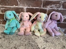 Lot Bunnies Ty Beanie Babies Bunny set Easter