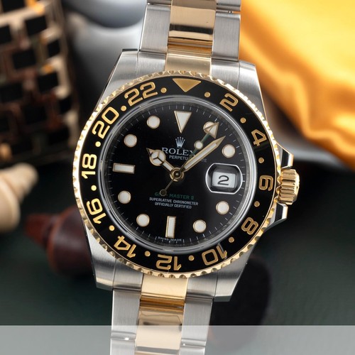 Rolex GMT-Master II Stahl / Gold Herrenuhr Oyster Perpetual Ref. 116713LN