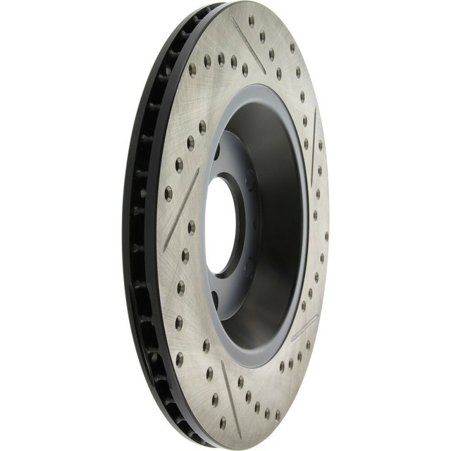 StopTech 04-06 Audi TT Quattro / 04 VW Golf R32 AWD Drilled Right Front Rotor main image 0