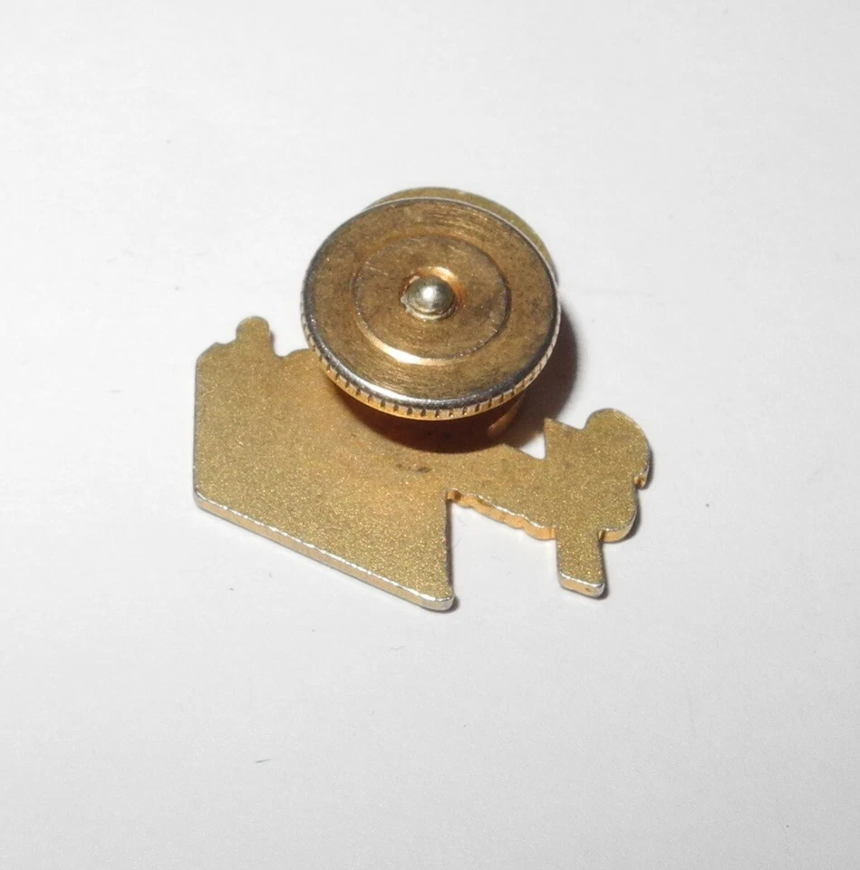 1955 Baseball New York Yankees World Series Media Press Pin Charm Button Pinback - Image 2 of 2