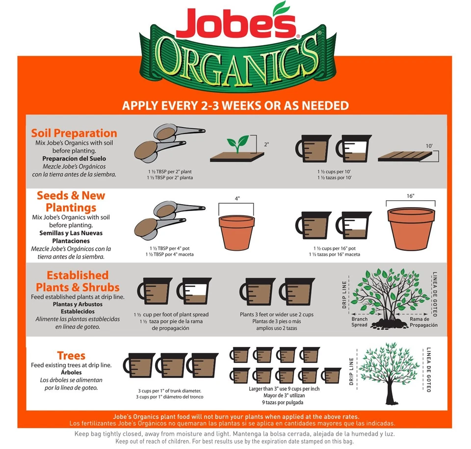 Jobe's Organics 4 libras Frutas Cítricos Fertilizante Gránulos OMRI Listado Orgánico NP... Foto 2 de 4