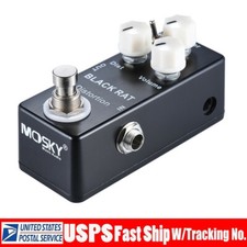 Upgraded Mini RAT Distortion Guitar Effects Pedal LM308 chip based on ProCo RAT
