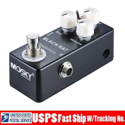 Upgraded Mini RAT Distortion Guitar Effects Pedal LM308 chip based on ProCo RAT