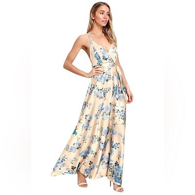 rose print maxi dress Diedre Rose Strappy Maxi Dress
